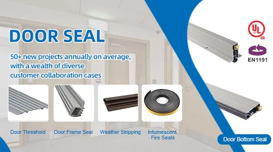 비닐 삽입물이 포함된 도어 바닥 스윕